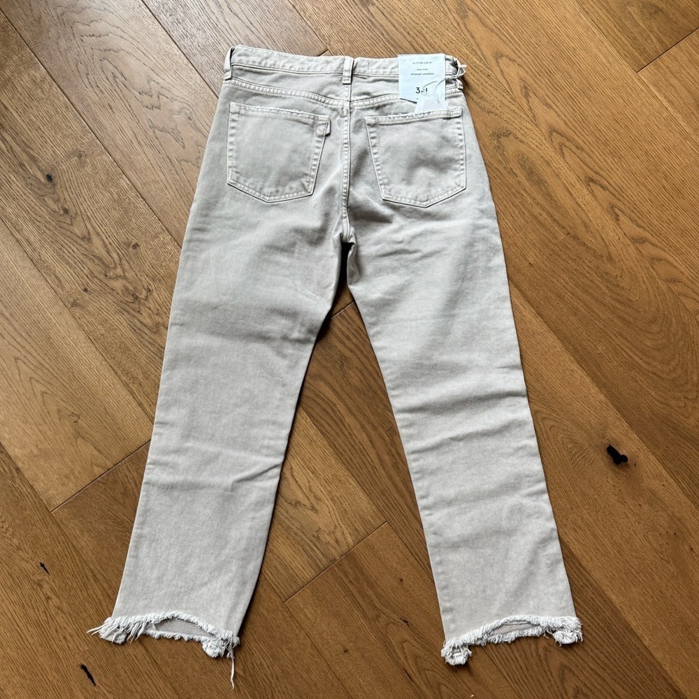 3x1 Austin Crop Jean Denim - Mineral Beige - Size 26 - NWT - Picture 9 of 11